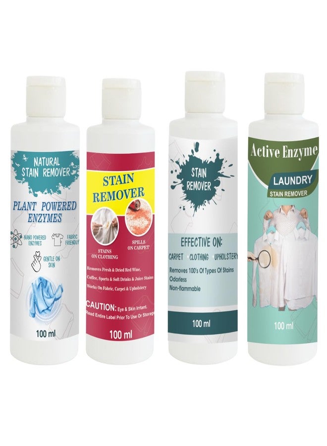 مجموعة مزيلات بقع توفوس، تتضمن مزيل بقع القمصان، والأحمر، والسماوي، والفستقي | محلول تنظيف متعدد الأسطح للملابس والأقمشة والمفروشات (100 غرام لكل عبوة) - Image 1